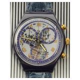 Nos Swatch Swiss Quartz Chrono Watch, Timeless