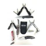 Assorted Knives and Multitools