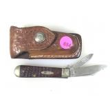 Vtg Case XX Pocket Knife 6235 1/2 - with Holster