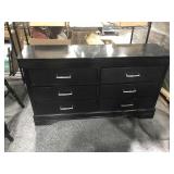 5ft Dresser with Bejeweled Pulls - top needs some