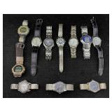 Collection Of Watches Incl. Casio, Lorus And More