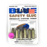 NOS 38 Spl Ammo - Glaser Blue Safety Slug - Non