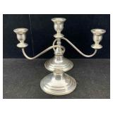 Sterling Weighted Candle Holder, Tw 1115.9g
