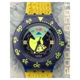 Nos Swatch Swiss Quartz Watch Scuba 200, Divine,