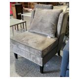 New Grey World Market Modern Armless chair