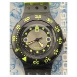 Nos Swatch Swiss Quartz Watch Scuba 200, Shamu,