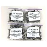 400pcs 38 Spl Brass - Ready to Load - Cleaned,