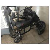 Metal folding knee cart