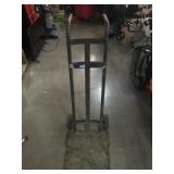 Metal hard wheel dolly with long platform