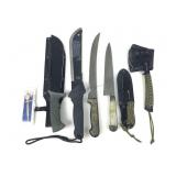 Survival Knife and Hatchet, Machetes and more