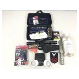 Holster, Knives, Scope and more