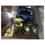 Ryobi Cordless Drill with Batteries, Charger and