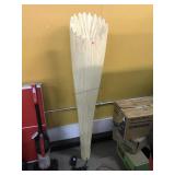 Horn Silk floor lamp, Approx 63in tall