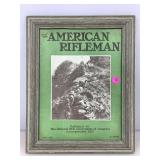 Framed 1929 American Rifleman Magazine May -