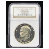1976-s Silver Eisenhower Dollar, Ngc Pf68 Cameo