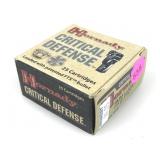 25 Rounds 9mm Ammo - Hornady 115gr FTX