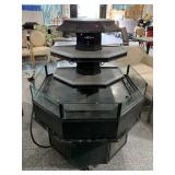 Commercial Rolling Island Refrigerated Display