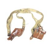 Leather Shoulder Holster for Small Auto pistol