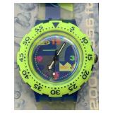 Nos Swatch Swiss Quartz Watch Scuba 200, Sdn105,