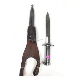 Swedish Mauser Bayonet with Orig. Frog Dated 1937
