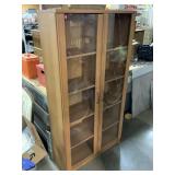 Curio cabinet with glass doors and more, approx