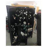 Asian room divider, 4-panels, 6ft tall, 64in