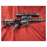 Ruger Ar-556 Pistol 5.56 Cal With Leatherwood