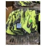 24 New Pairs Work Gloves - Rubber Grip