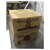 Clay pigeon thrower w/2 boxes of 135ct White