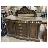 Large dresser with mirror, Approx 75x26x44in