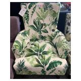 New Linon Furn Armchair Junnell Leaf Pattern