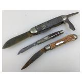 Vtg Pocket Knives - As found