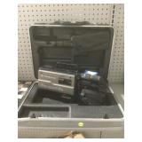 Panasonic VHS OmniMovie video camera with case.