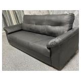 7ft Faux Leather Sofa - needs some Cleaning