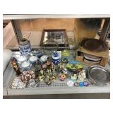 Assorted Figures, Plates, Chinese Teapots & More