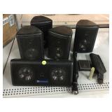 5 Theater Research Speakers, Holster, Atari