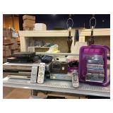 6 DVD Players, Headset & Telephone, Assorted CDs