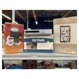 Household decor and storage items.