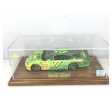 Nascar die-cast car #97, John Deere, in case