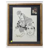 Eric lindros framed picture