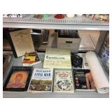 Time Reversal System, Assorted Books, Human