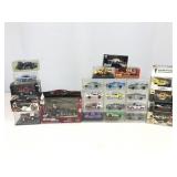 Asstd Nascar mini die-cast cars in cases & more