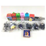 Minecraft movie and assorted character toys.