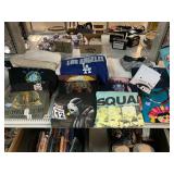 Assorted t shirts and linens.