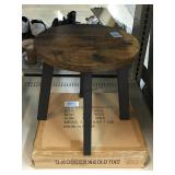 2 NIB Wooden Stools. Approx 11 inches tall