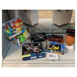 NIB toys, die cast cars and more.