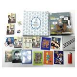 Magnets, Smurf collectible plate, pins and more