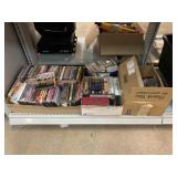 DVDS, CDs. Some tv series. Rome, Reno 911,