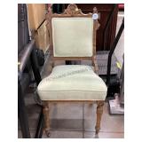 Vtg Eastlake Style Armless Chair