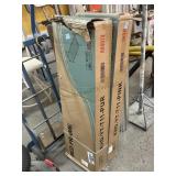 Pair Kids Metal Bed Frames in Boxes - Pink &